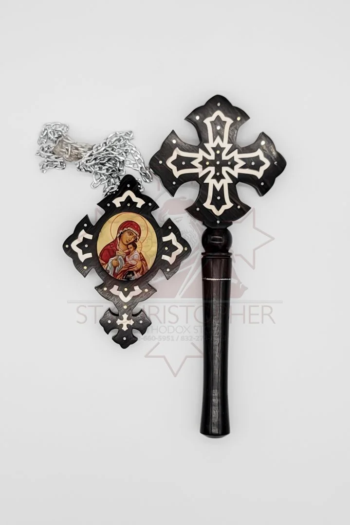 Ebony Wood Cross Sets — Shop — St. Christopher Orthodox Store